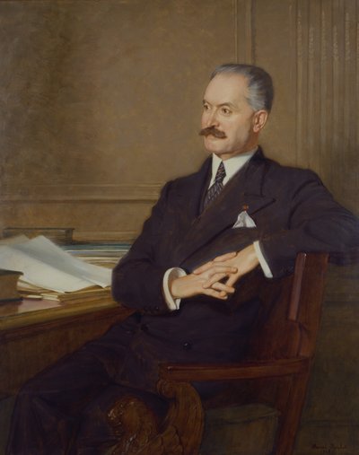 Portret van Albert Lebrun, 1933 door Marcel Andre Baschet